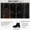 imageVepose Womens 936 Chelsea Ankle Boots Platform Lug Sole Elastic Slip on BootiesBlacknubuckclassic936
