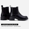 imageVepose Womens 9607 Chelsea Ankle Boots PullOn Booties for WomenBlack