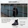 imageVepose Womens 9607 Chelsea Ankle Boots PullOn Booties for WomenBlackleather