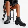 imageVepose Womens 9607 Chelsea Ankle Boots PullOn Booties for WomenBlackleather