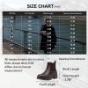 imageVepose Womens 9607 Chelsea Ankle Boots PullOn Booties for WomenBrown