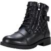 Black Leather Knitting-927l