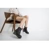 imageVepose Womens 9679 Low Wedge Boots Comfortable Ankle Booties with Inside ZipperWedge Ankle Boots9679 Brown