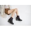 imageVepose Womens 9679 Low Wedge Boots Comfortable Ankle Booties with Inside ZipperWedge Ankle Boots9679 Brown