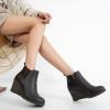 imageVepose Womens 9679 Low Wedge Boots Comfortable Ankle Booties with Inside ZipperWedge Chelsea9678 Brown