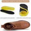 imageVepose Womens Ankle Boots Combat Lace up Booties with Inside ZipperBrown