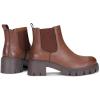 imageVepose Womens 936 Chelsea Ankle Boots Platform Lug Sole Elastic Slip on BootiesAclassic936mocha Brown