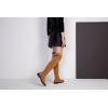 imageVepose Womens 998 Suede Over The Knee High Boots Low Flat Heel Thigh High Boots for WomenCamelknee High998
