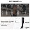 imageVepose Womens Aria Thigh High Over The Knee Boots Cute Suede Long Boots with High Heel and Inner ZipperBlack Pu