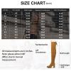 imageVepose Womens Aria Thigh High Over The Knee Boots Cute Suede Long Boots with High Heel and Inner ZipperKhaki