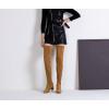 imageVepose Womens Aria Thigh High Over The Knee Boots Cute Suede Long Boots with High Heel and Inner ZipperKhaki