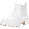 Chelsea Boots-9625-all White