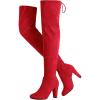 Light Red Suede