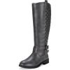 imageVepose Womens 949 Knee High BootsTall Riding Boots Low Heel with Wide Calf and Wide WidthsRiding Boots949grey