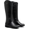 imageVepose Womens Knee High Boots 956 Wide Calf Zipper Tall Fashion BootsBlack