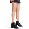 imageVepose Womens 9631 Ankle Booties Pointed Toe Block Chunky Heel Boots with Side ZipperChunky Chelsea9631black