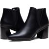 imageVepose Womens 9631 Ankle Booties Pointed Toe Block Chunky Heel Boots with Side ZipperChunky Chelsea9631black