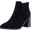 Chunky Chelsea-9631-black Suede