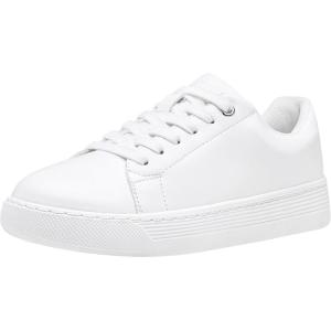 imageVepose Womens 8012 Lace Up Classic Fashion Sneakers Comfortable Cute ShoesWhite