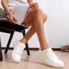image:imageVepose Womens White Casual Walking Sneakers Fashion Tennis Low Top Slip On 8013 ShoesAll White