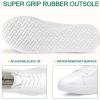 image:imageVepose Womens White Casual Walking Sneakers Fashion Tennis Low Top Slip On 8013 ShoesAll White