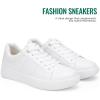 image:imageVepose Womens White Casual Walking Sneakers Fashion Tennis Low Top Slip On 8013 ShoesAll White