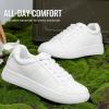 image:imageVepose Womens White Casual Walking Sneakers Fashion Tennis Low Top Slip On 8013 ShoesAll White