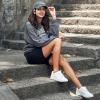 image:imageVepose Womens White Casual Walking Sneakers Fashion Tennis Low Top Slip On 8013 ShoesAll White