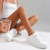 image:imageVepose Womens White Casual Walking Sneakers Fashion Tennis Low Top Slip On 8013 ShoesAll White