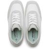 image:imageVepose Womens Casual Breathable Fashion Sneakers 8206 Trendy Lightweight Vintage Mesh Shoes Lace up TrainersWhite Grey01