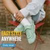 image:imageVepose Womens Fashion Sneakers Dressy Casual Square Toe Lace Detail Retro Tennis Shoes Comfortable Walking 8205 TrainersGreen Suede