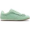 image:imageVepose Womens Fashion Sneakers Dressy Casual Square Toe Lace Detail Retro Tennis Shoes Comfortable Walking 8205 TrainersGreen Woven01