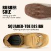 image:imageVepose Womens Fashion SneakersCasual Walking Square Toe 8203 Comfortable Vintage Breathable Woven Raffia ShoesBrown