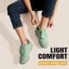 image:imageVepose Womens Fashion SneakersCasual Walking Square Toe 8203 Comfortable Vintage Breathable Woven Raffia ShoesGreen