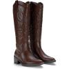 image:imageVepose Womens Tall Cowboy Boots Knee High Cowgirl Low Heel Comfy Boots for LadiesVintage Cowboy9810whisky