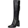 image:imageVepose Knee High Boots Women Chunky Square Toe Tall Fashion Low Heel Boots with Inside Zipper and Wallet PocketBlackfashion9572