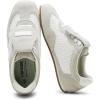 image:imageVepose Womens Fashion SneakersCasual Walking Square Toe 8203 Comfortable Vintage Breathable Woven Raffia ShoesWhite Grey