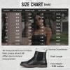 image:imageVEPOSE Womens Chelsea Boots 9519 Slip on Platform Chunky Heel Round Toe Ankle Boot with Elastic BandBlackchelsea Boots9519