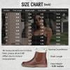 image:imageVEPOSE Womens Chelsea Boots 9519 Slip on Platform Chunky Heel Round Toe Ankle Boot with Elastic BandBrownchelsea Boots9519