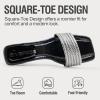 image:imageVepose Womens Low Chunky Heel Sandals Square Open Toe Dress 6109 Sandals Comfortable SlipOn Design with Rhinestones Sexy Evening Party ShoesBlack Rhinestone