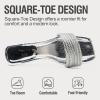image:imageVepose Womens Low Chunky Heel Sandals Square Open Toe Dress 6109 Sandals Comfortable SlipOn Design with Rhinestones Sexy Evening Party ShoesSilver Rhinestone