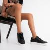 image:imageVepose Womens Walking Sneakers White Dressy Tennis Shoes with Arch Support Lace up Casual Low Top Fashion Travel ShoesBlack