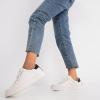 image:imageVepose Womens Walking Sneakers White Dressy Tennis Shoes with Arch Support Lace up Casual Low Top Fashion Travel ShoesWhite Black