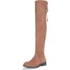 image:imageVepose Womens 998 Suede Over The Knee High Boots Low Flat Heel Thigh High Boots for WomenKnee High998mocha Brown