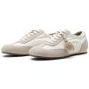 image:imageVepose Womens Retro Fashion Sneakers Comfortable Walking Shoes with Boho PomPom Charm NonSlip Laceup Trainers for Travel Commuting amp Casual OutingsBeige01