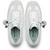 image:imageVepose Womens Retro Fashion Sneakers Comfortable Walking Shoes with Boho PomPom Charm NonSlip Laceup Trainers for Travel Commuting amp Casual OutingsWhite Grey01