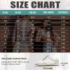 image:imageVepose Womens Retro GAT Sneakers Suede Raffia Fashion Trainers Removable Flap Square Toe Memory Foam Non Slip Casual Everyday Walking Tennis Shoes Travel 8203White Grey
