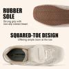 image:imageVepose Womens Retro GAT Sneakers Suede Raffia Fashion Trainers Removable Flap Square Toe Memory Foam Non Slip Casual Everyday Walking Tennis Shoes Travel 8203Beige