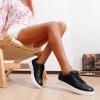image:imageVepose Womens Casual Fashion Sneakers Memory Foam Cute Tennis Shoes Low Top Lace Up Comfortable Walking Footwear for Everyday Work Travel 8002Leather Sneakers8002lblack