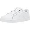 image:imageVepose Womens Casual Fashion Sneakers Memory Foam Cute Tennis Shoes Low Top Lace Up Comfortable Walking Footwear for Everyday Work Travel 8002Leather Sneakers8002lwhite